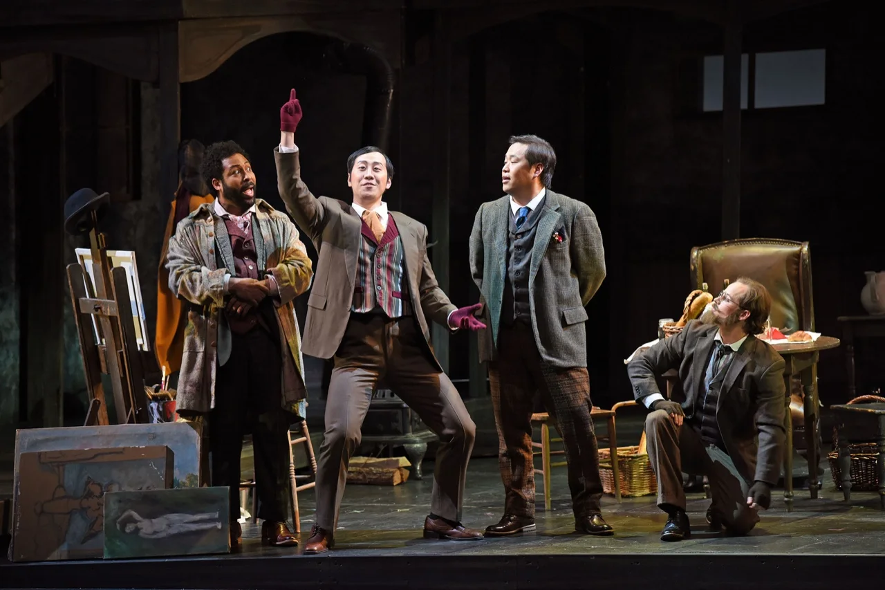 Yichen Xue in La Bohème · Puccini · Arizona Opera · As Schaunard at Arizona Opera — 2025 season.