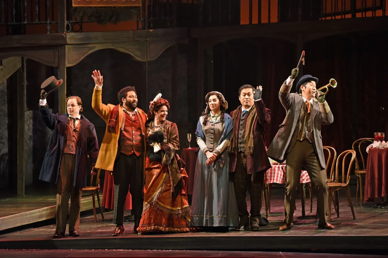 Yichen Xue in La Bohème · Puccini · Arizona Opera · As Schaunard at Arizona Opera — 2025 season.