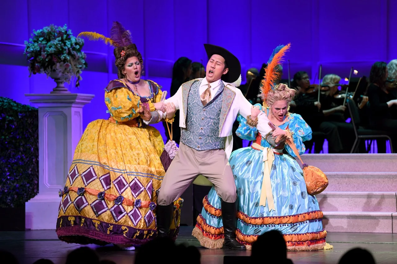 Yichen Xue in La Cenerentola · Rossini · Arizona Opera · As Dandini at Arizona Opera — 2026 season.